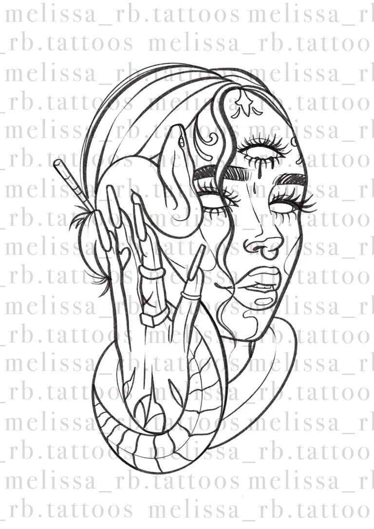 Snakes Eye Tattoo Ticket